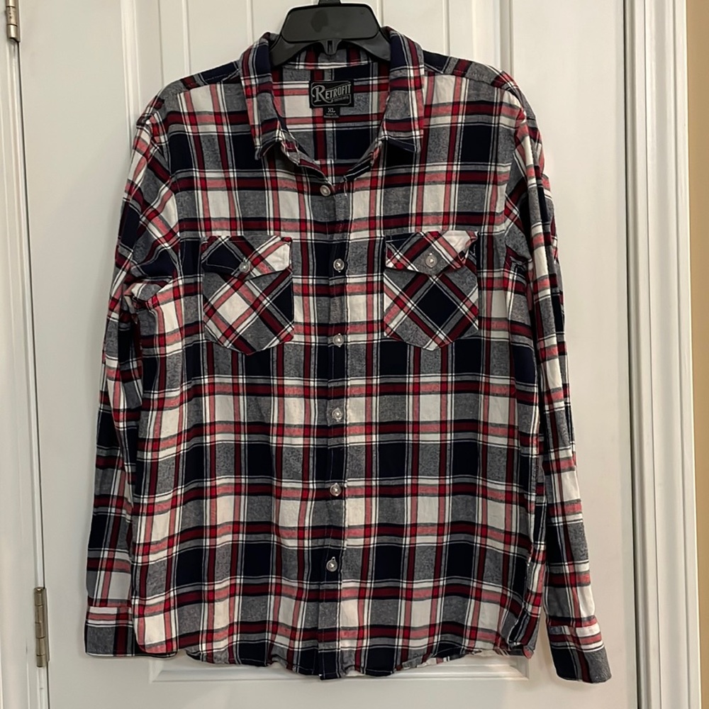 Retrofit Brand XL long sleeve button up shirt